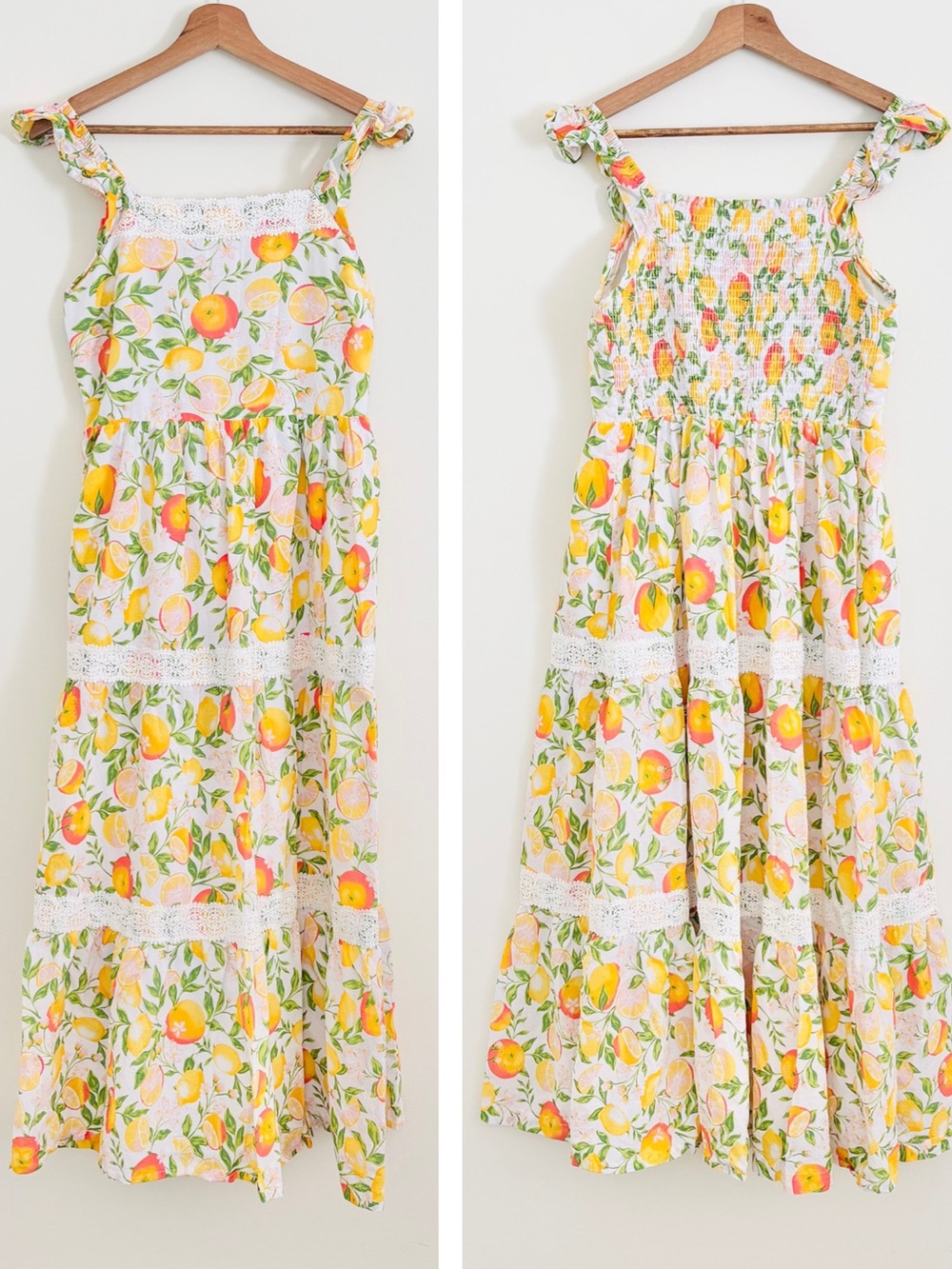 Rachel Zoe Maxi Dress in Lemon Citrus Print